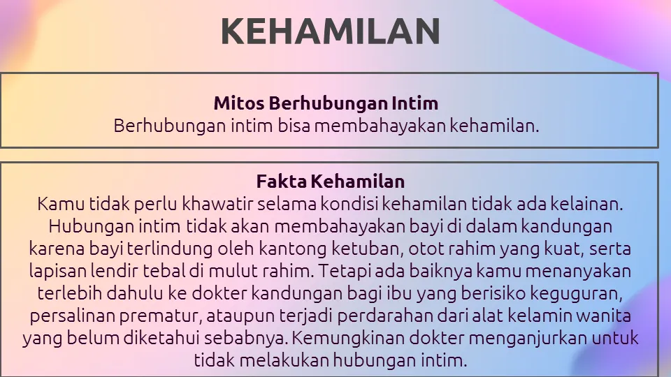 Mitos Fakta Kehamilan image 5